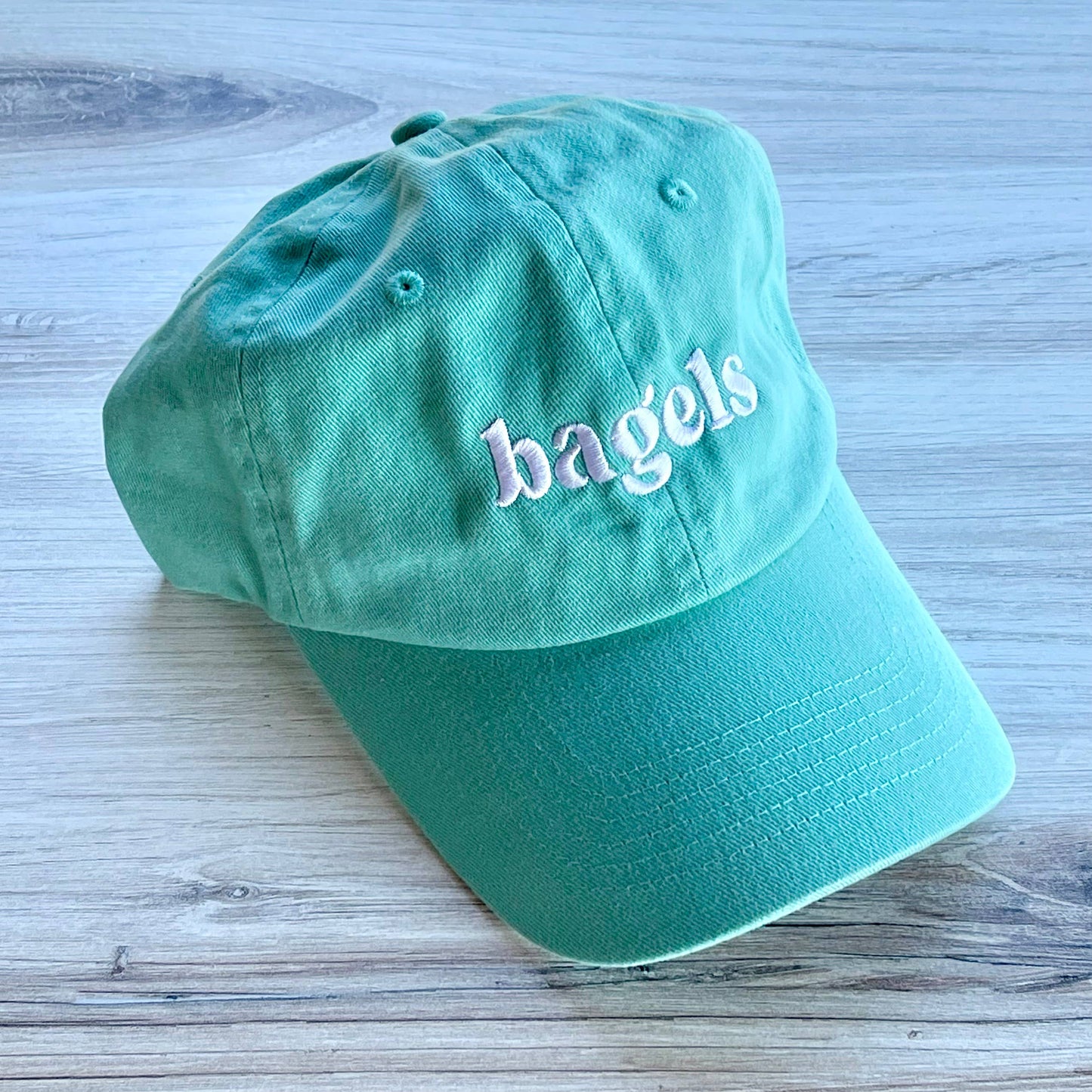 Bagels Baseball Cap Unisex Dad Hat Jewish gifts restaurant