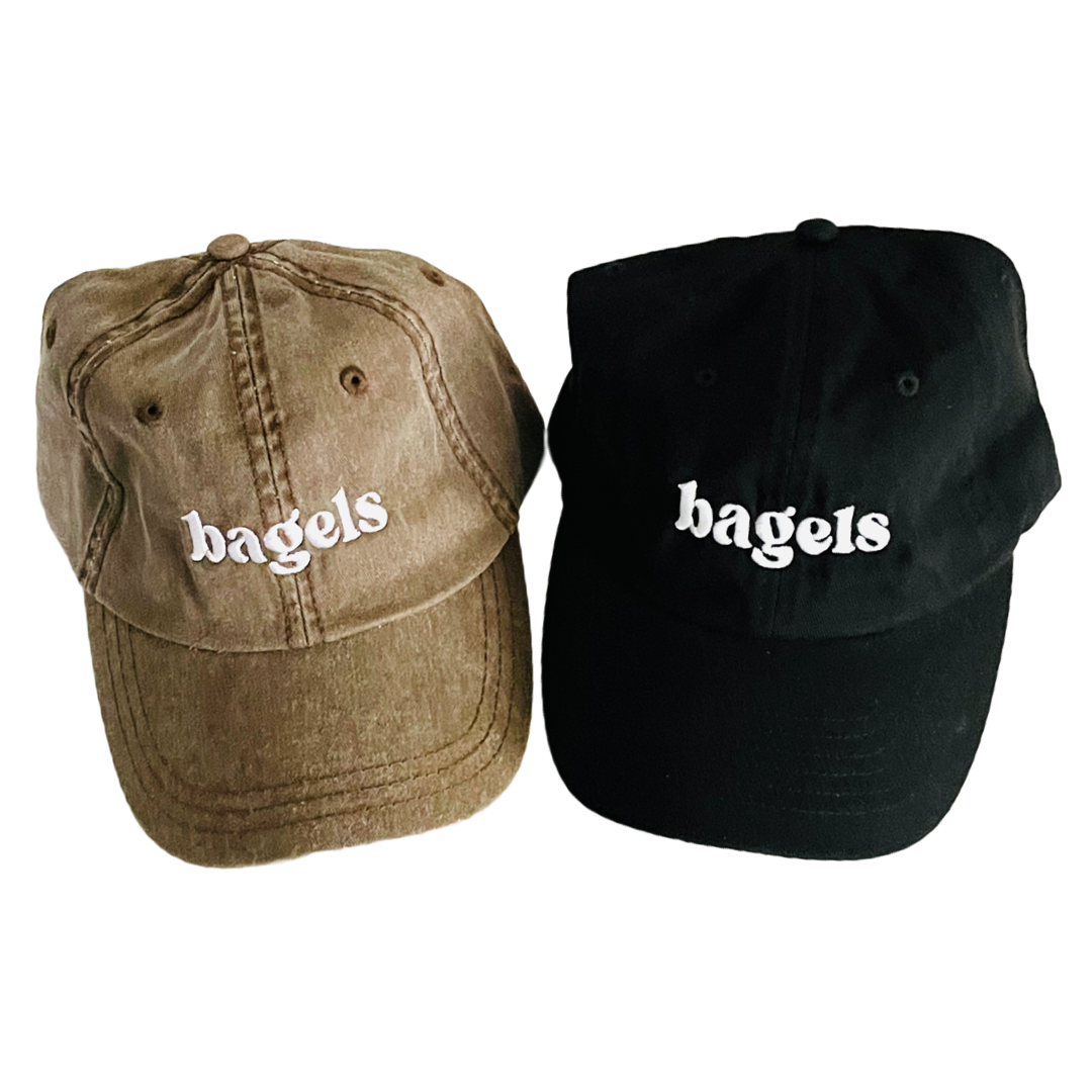 Bagels Baseball Cap Unisex Dad Hat Jewish gifts restaurant