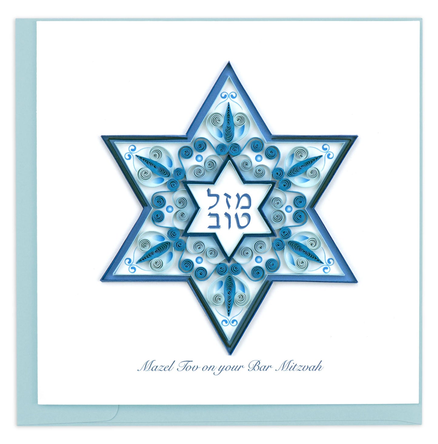 Bar Mitzvah Quilling Card
