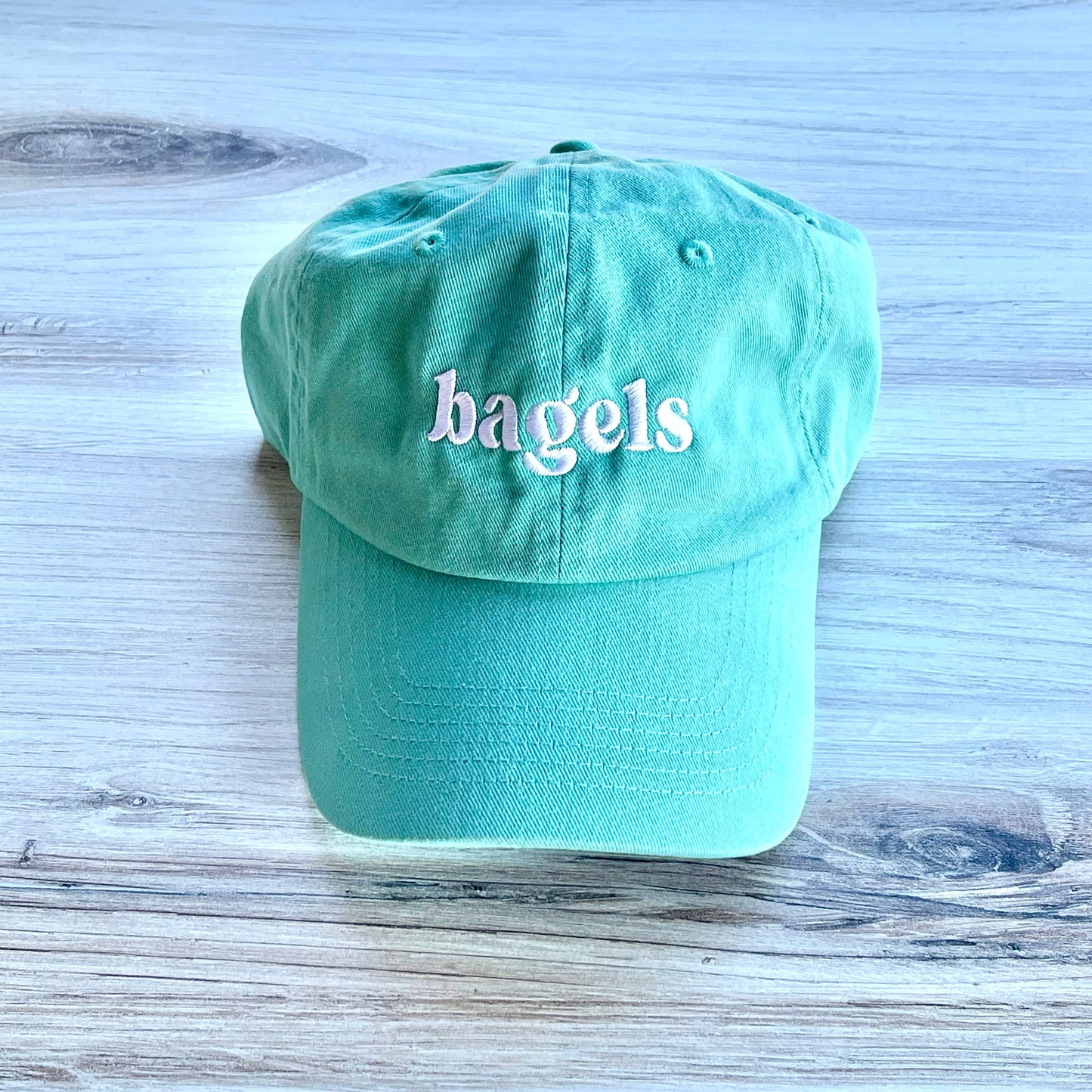 Bagels Baseball Cap Unisex Dad Hat Jewish gifts restaurant