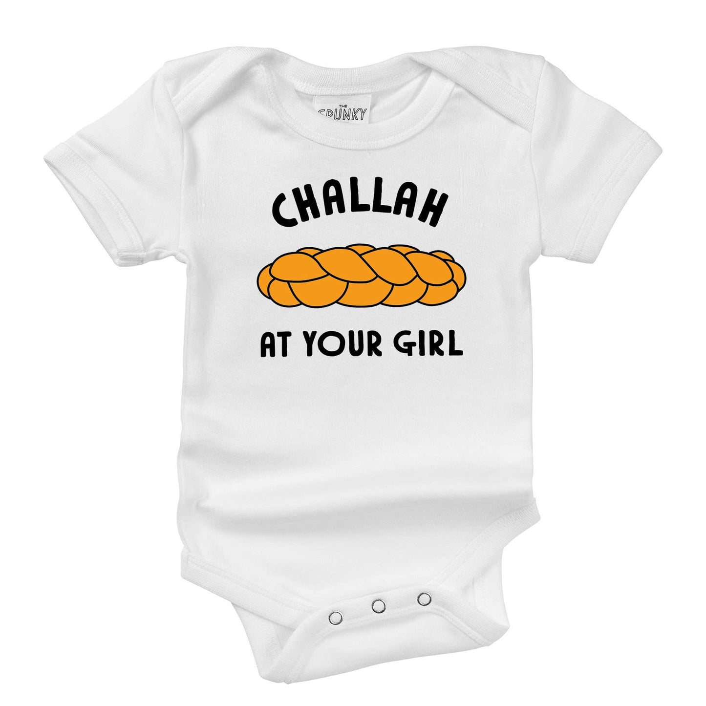 Challah Bread Funny Organic Baby Bodysuit Toddler Shirt
