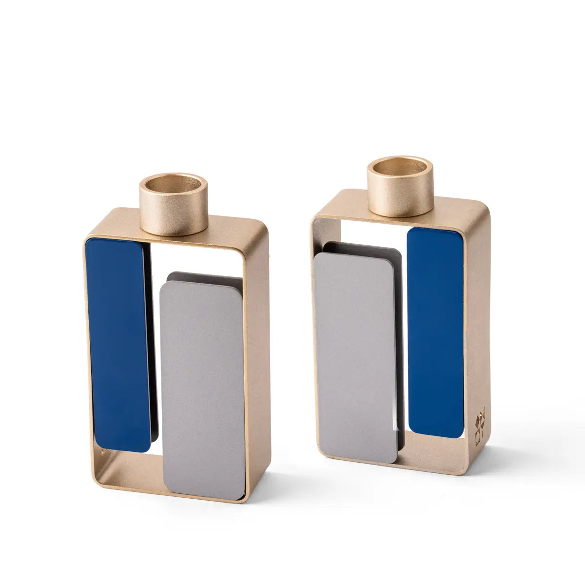 Color Block Candle Holders