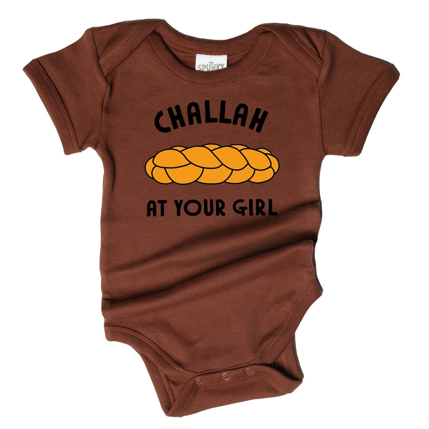 Challah Bread Funny Organic Baby Bodysuit Toddler Shirt