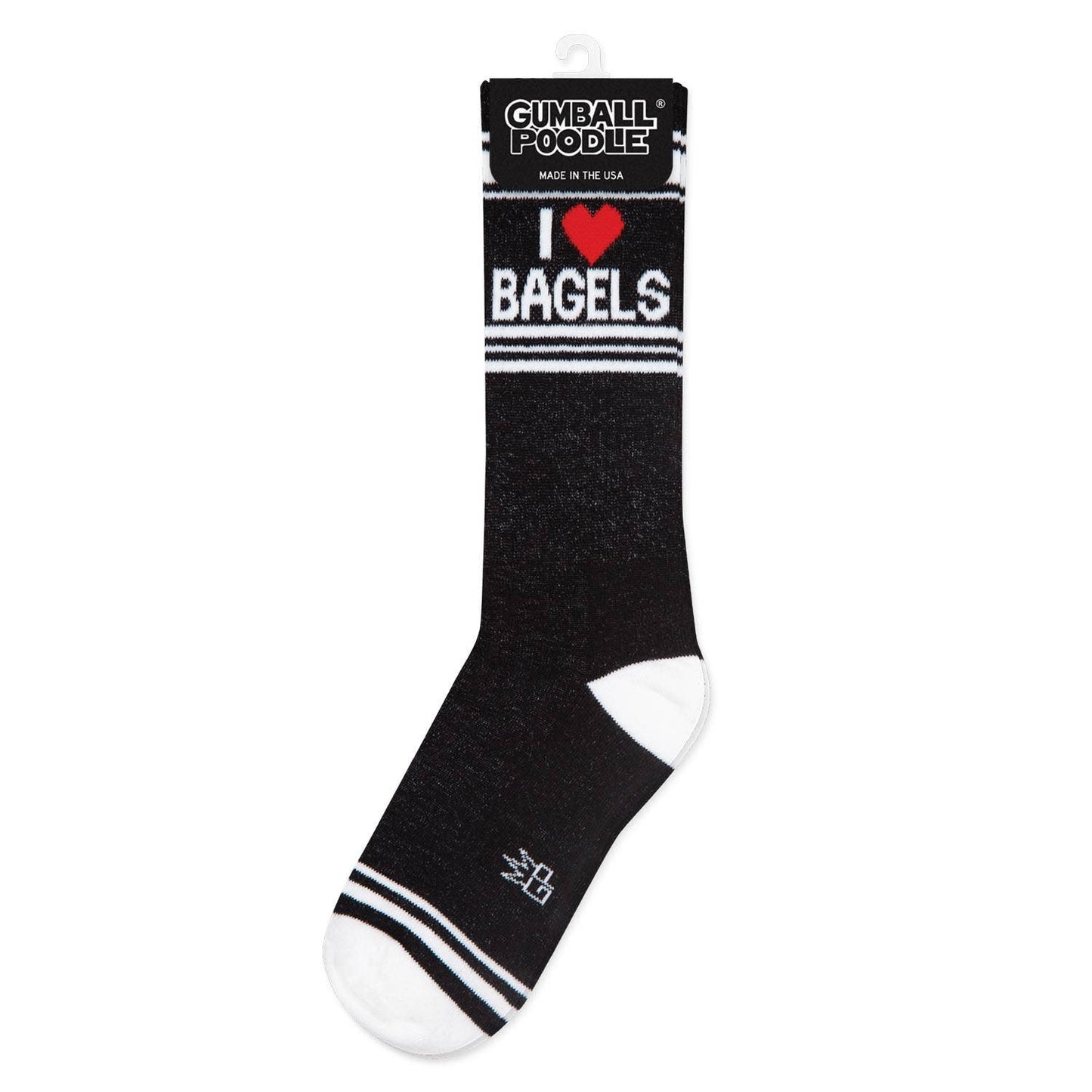 I ❤️ Bagels Gym Crew Socks