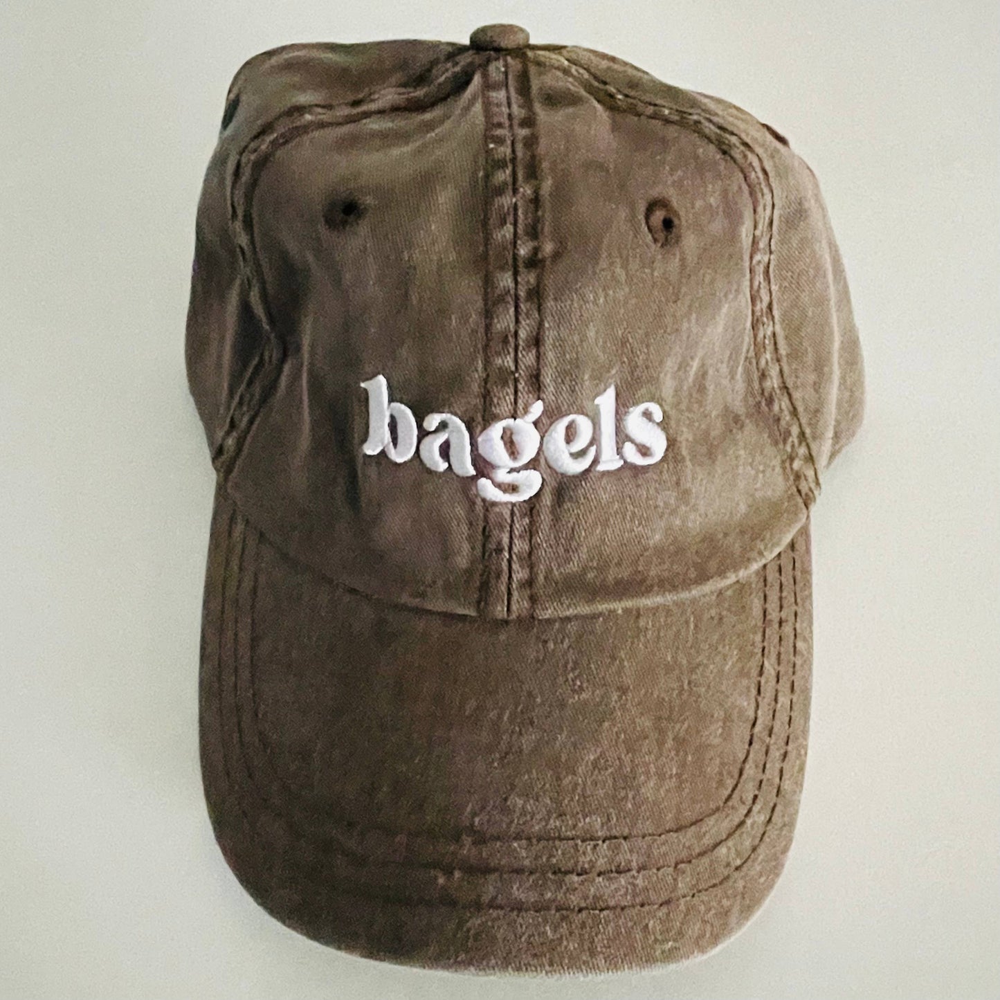 Bagels Baseball Cap Unisex Dad Hat Jewish gifts restaurant