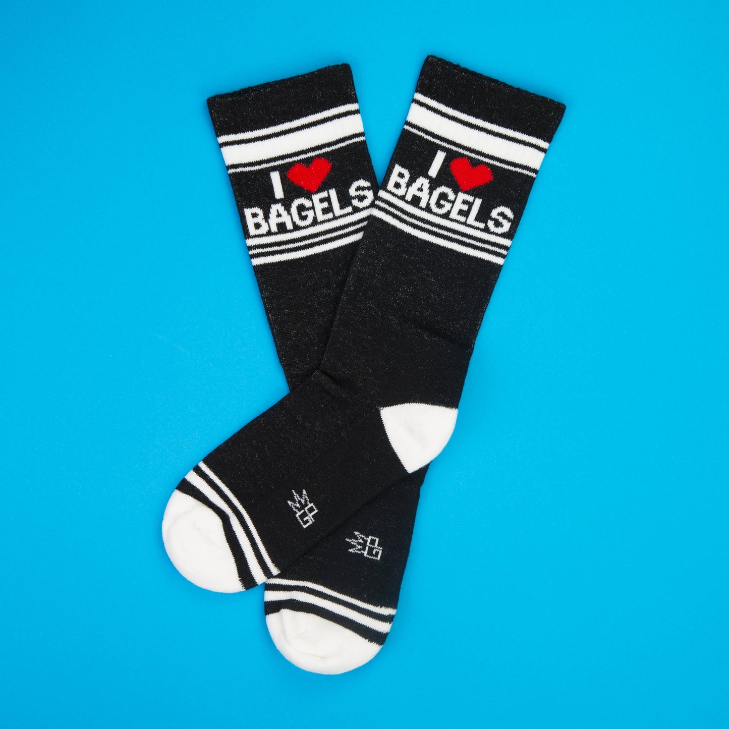 I ❤️ Bagels Gym Crew Socks