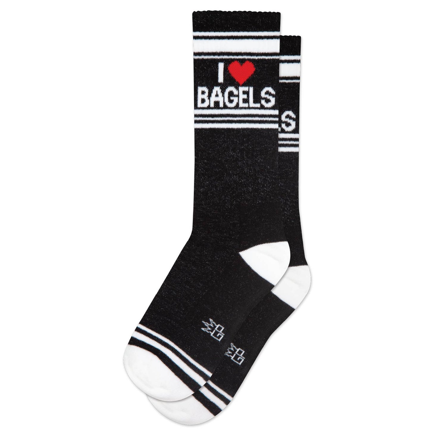 I ❤️ Bagels Gym Crew Socks