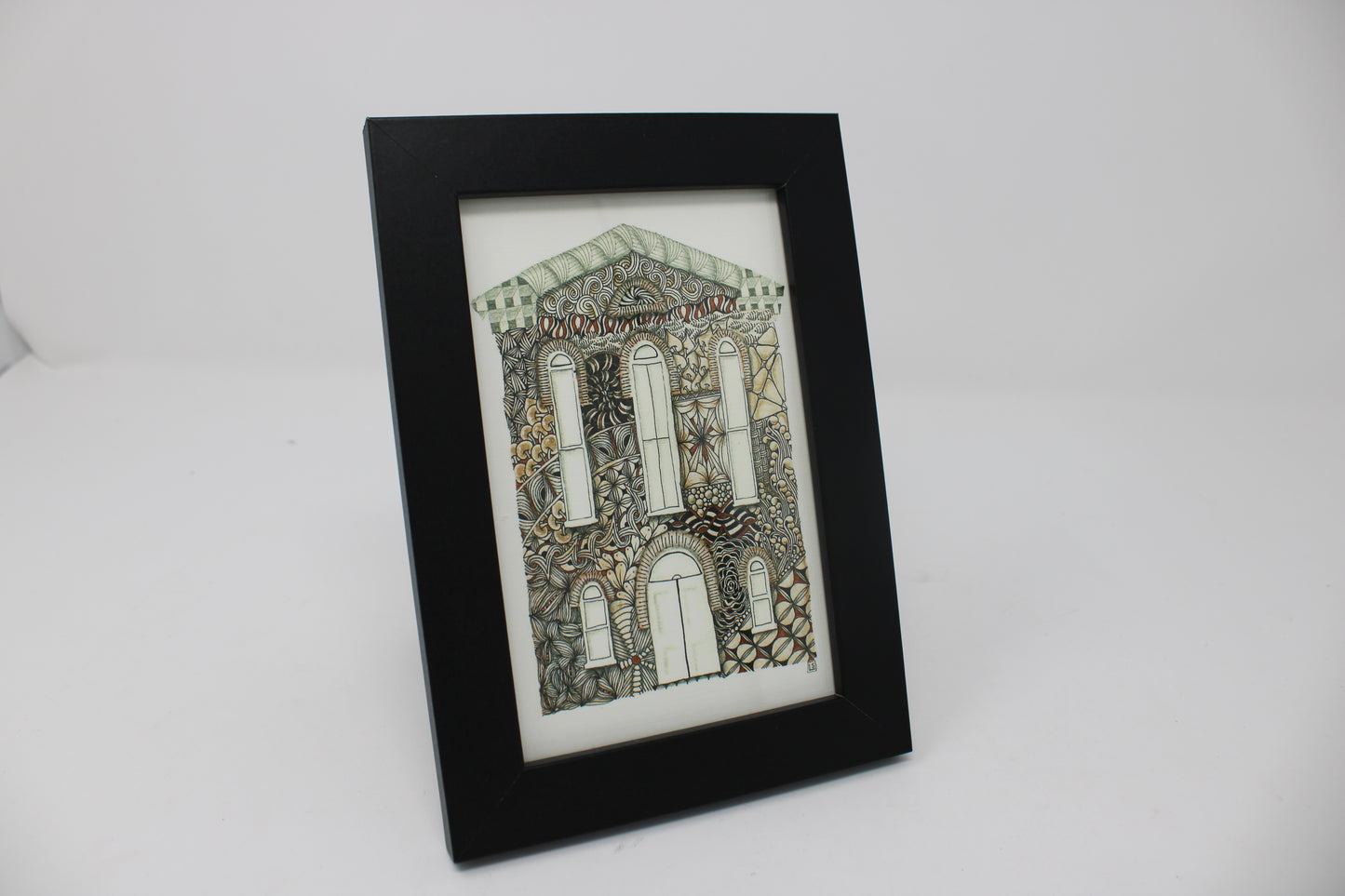 Zentangle Synagogue Print