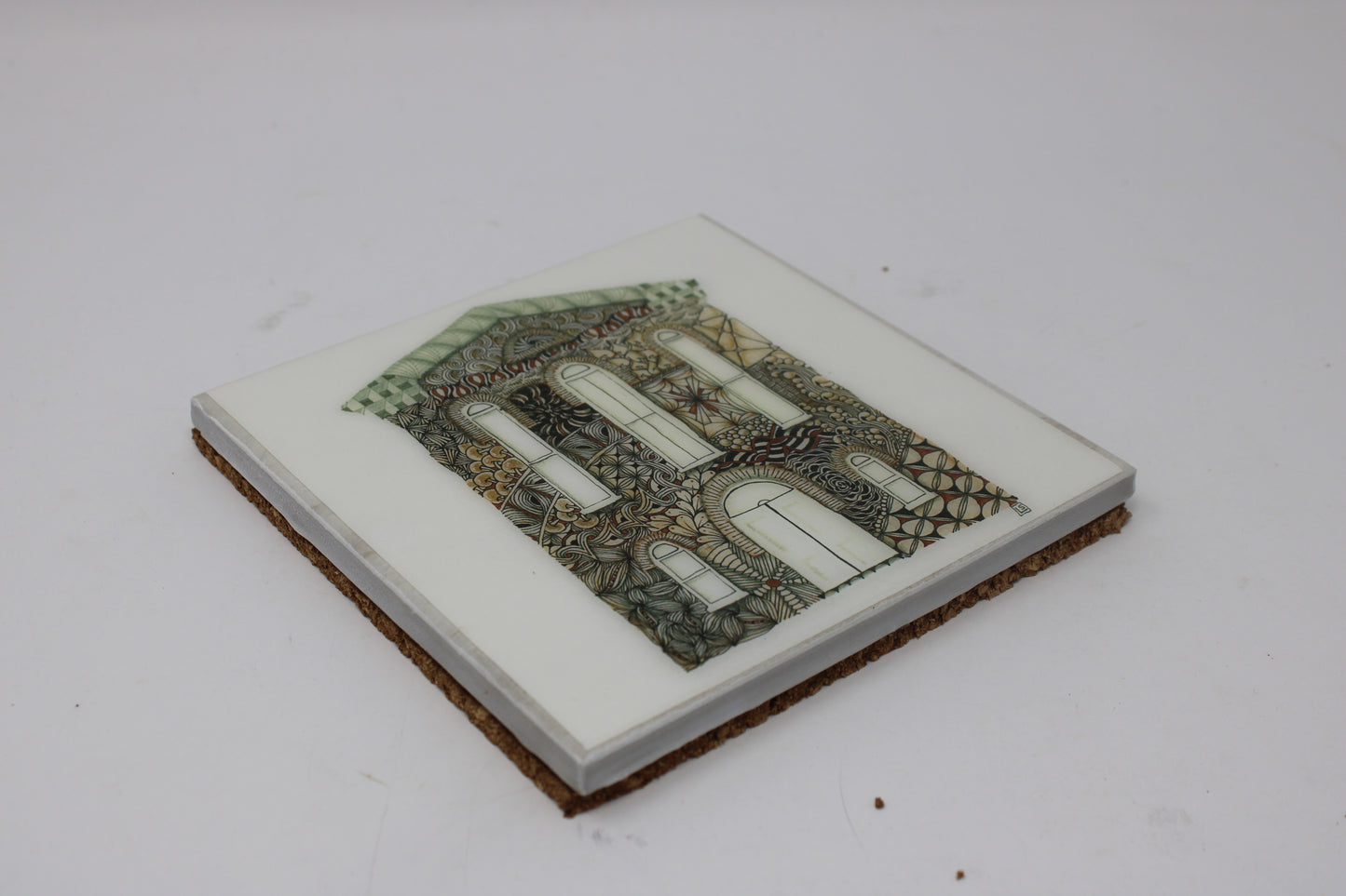 Zentangle Synagogue Trivet