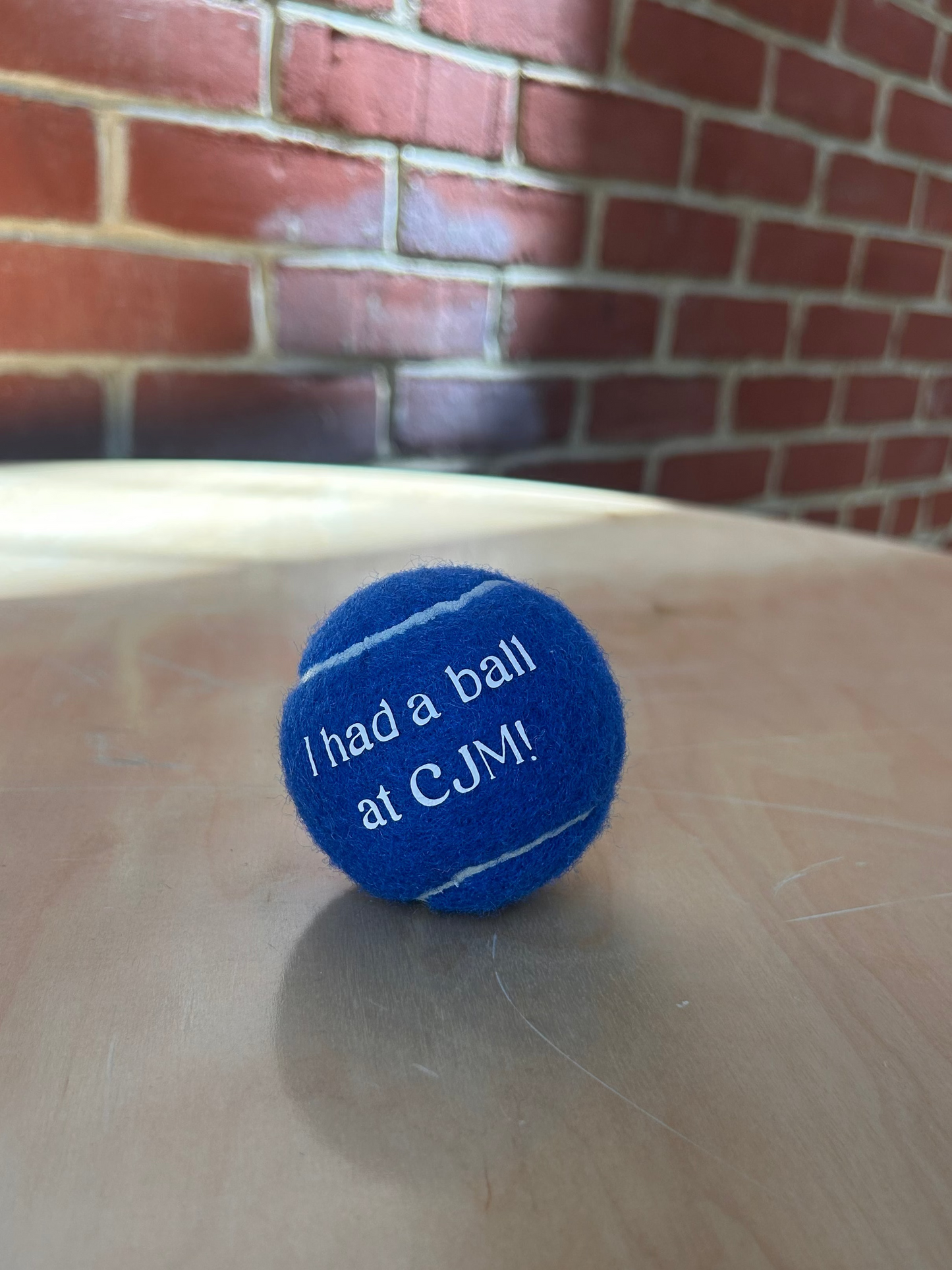 I Had a Ball at CJM! Tennis Ball