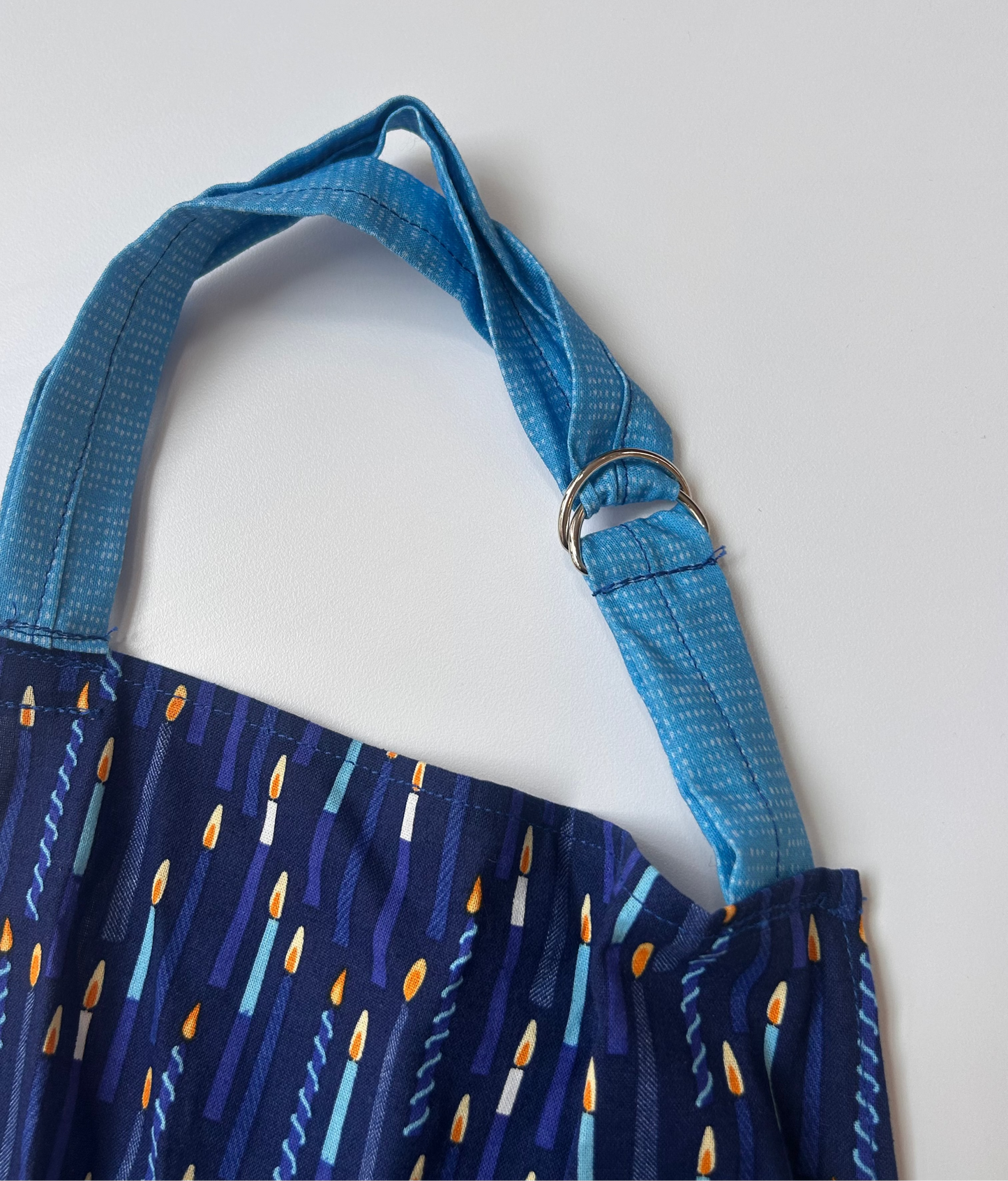 Blue Candles Apron