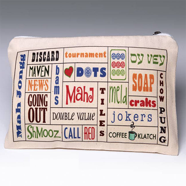 Mah Jongg Words Pouch