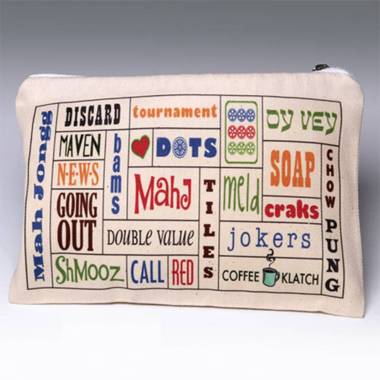 Mah Jongg Words Pouch