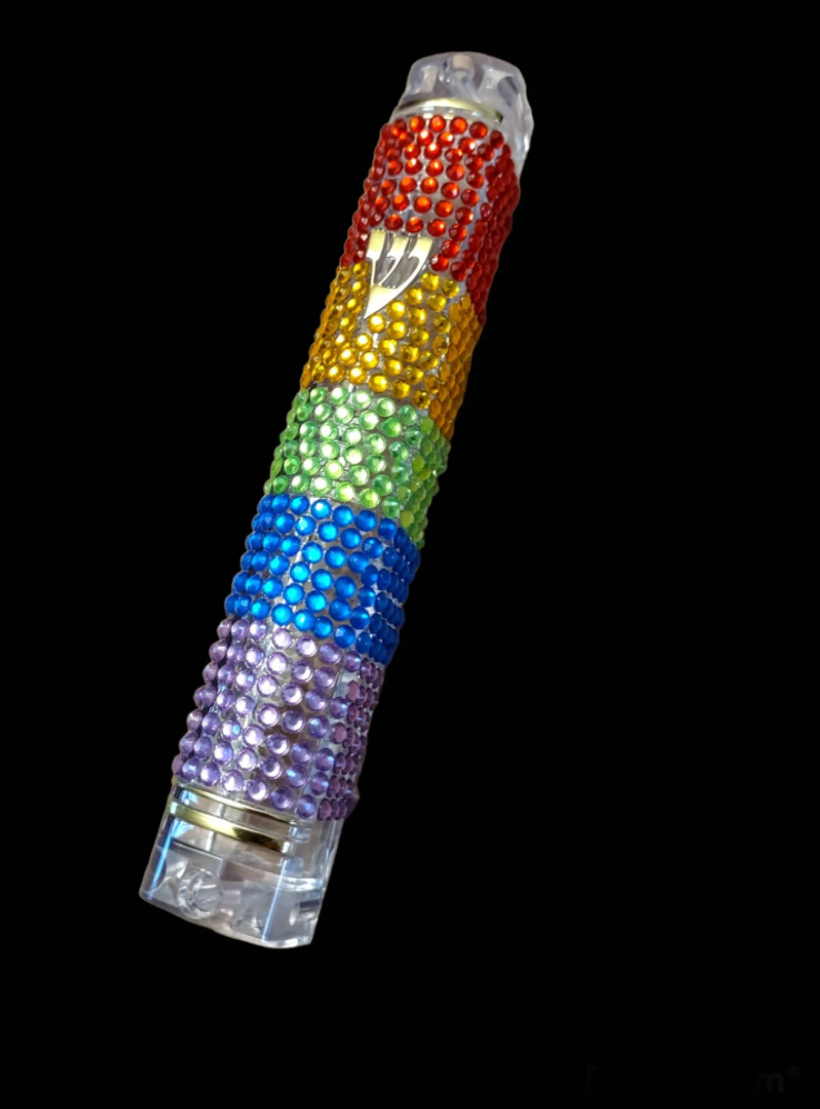 Rainbow Bling Mezuzah