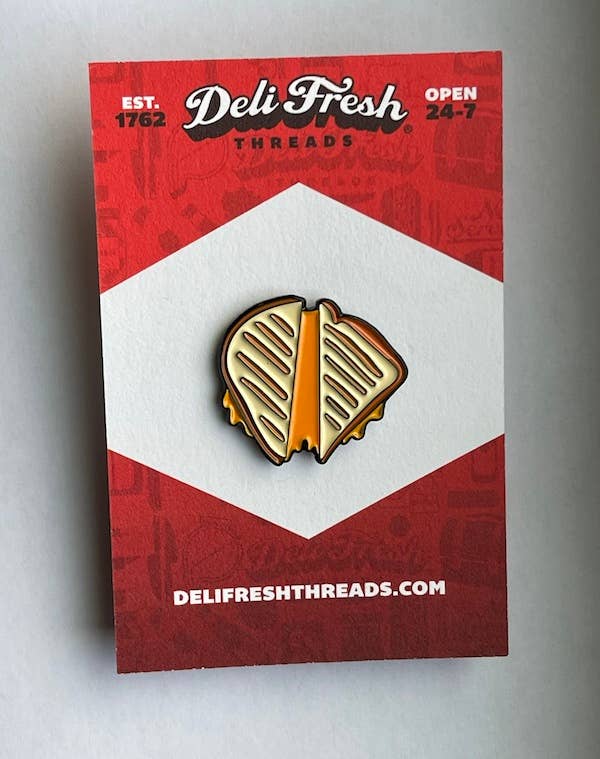 Grilled Cheese Sandwich Enamel Pin