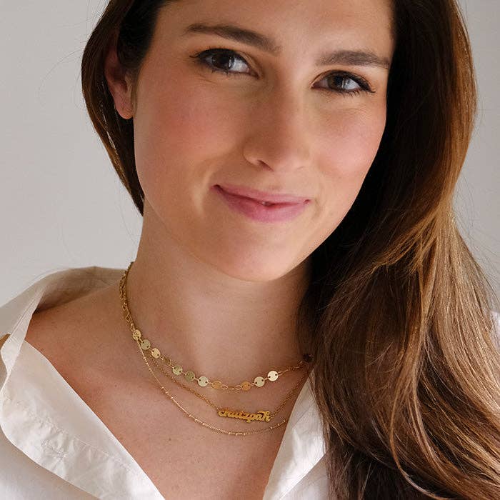 Chutzpah Yiddish Necklace