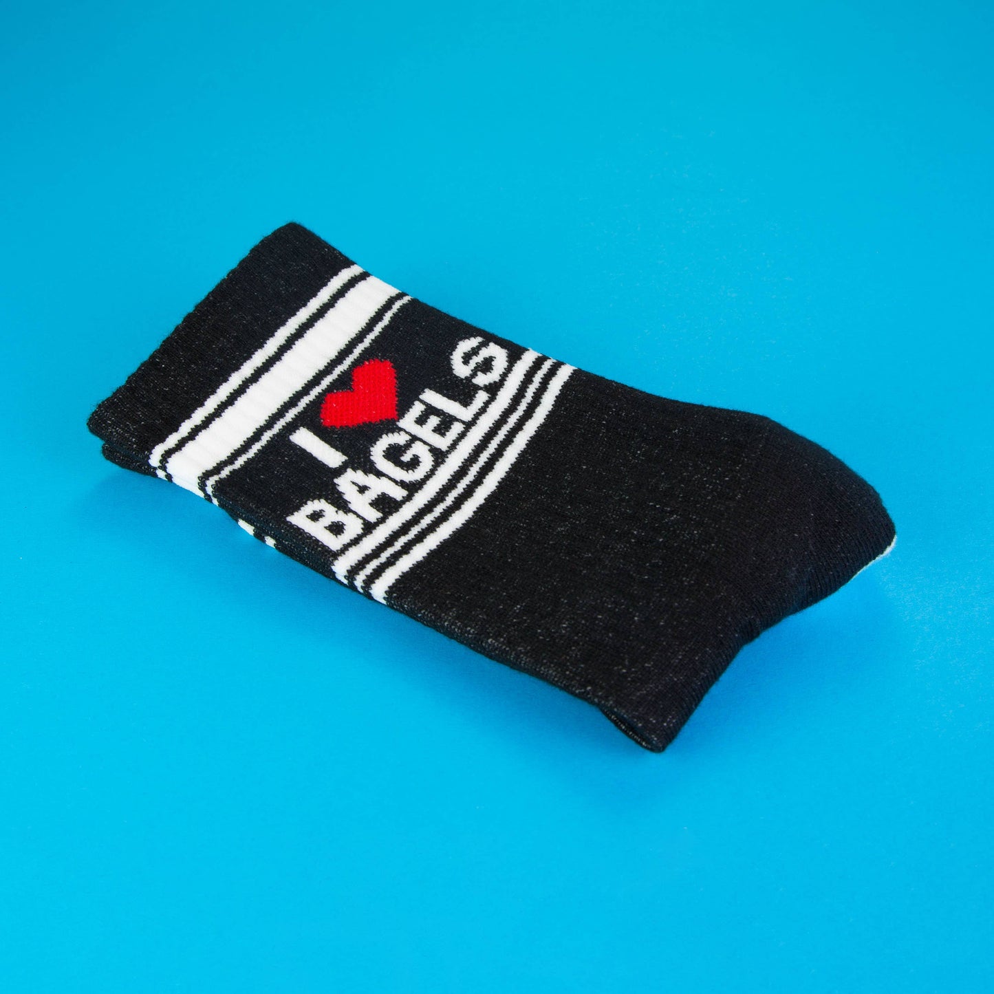 I ❤️ Bagels Gym Crew Socks