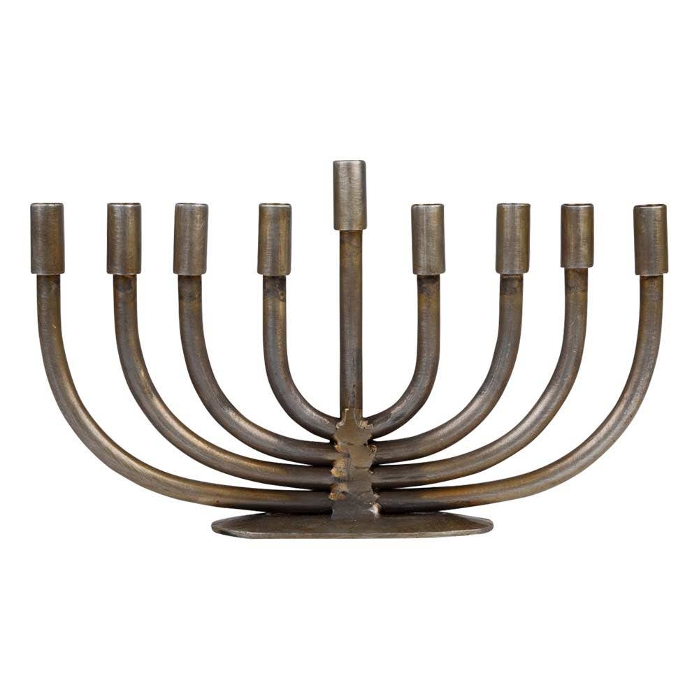 Wrought Iron Menorah