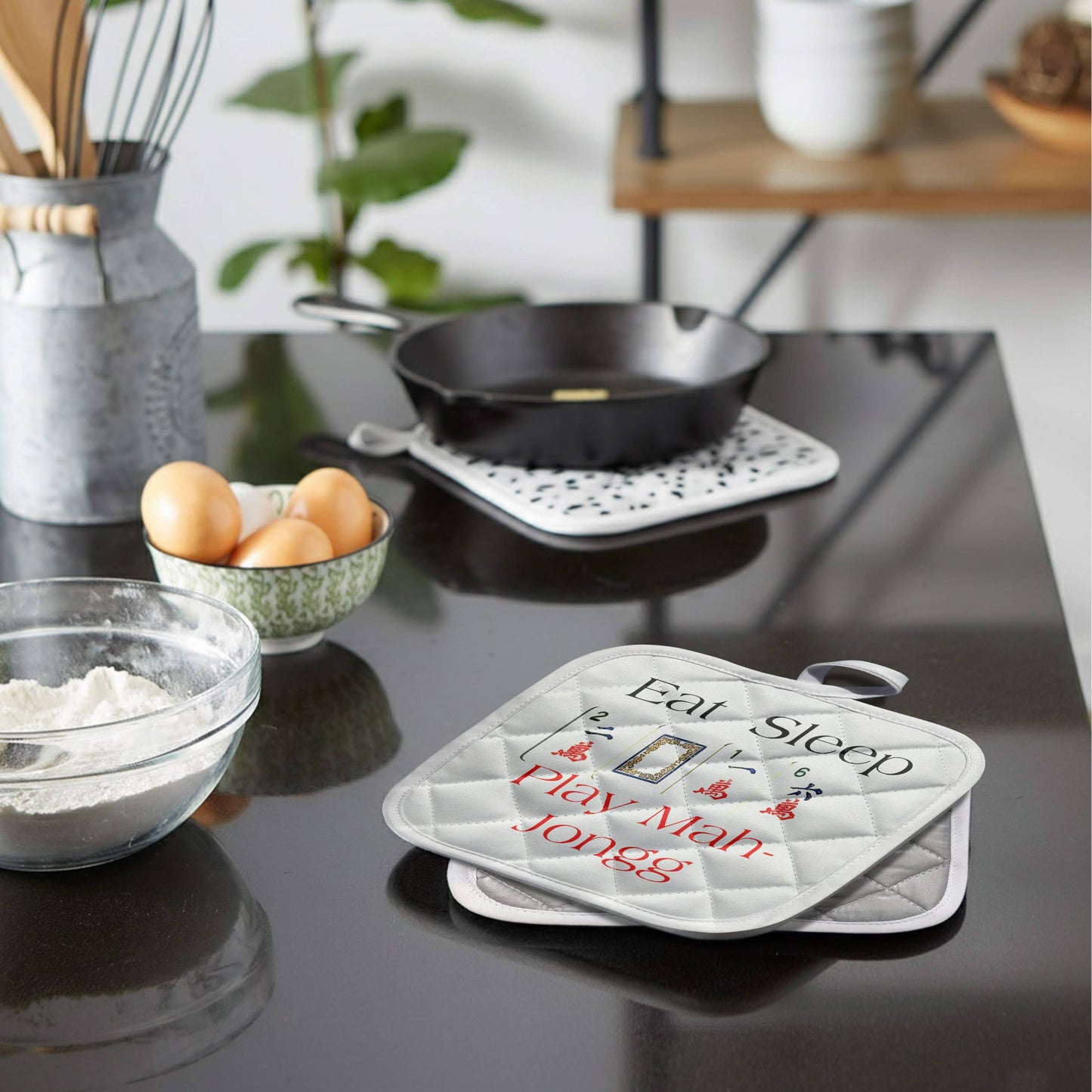 Eat Sleep Play Mah Jongg Potholder
