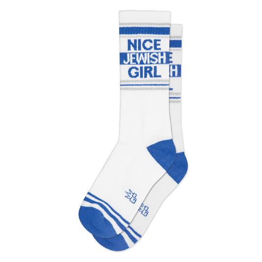 Nice Jewish Girl Gym Crew Socks