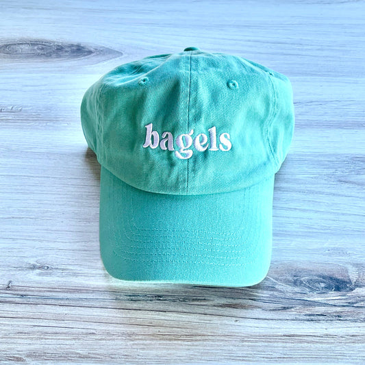 Bagels Baseball Cap Unisex Dad Hat Jewish gifts restaurant