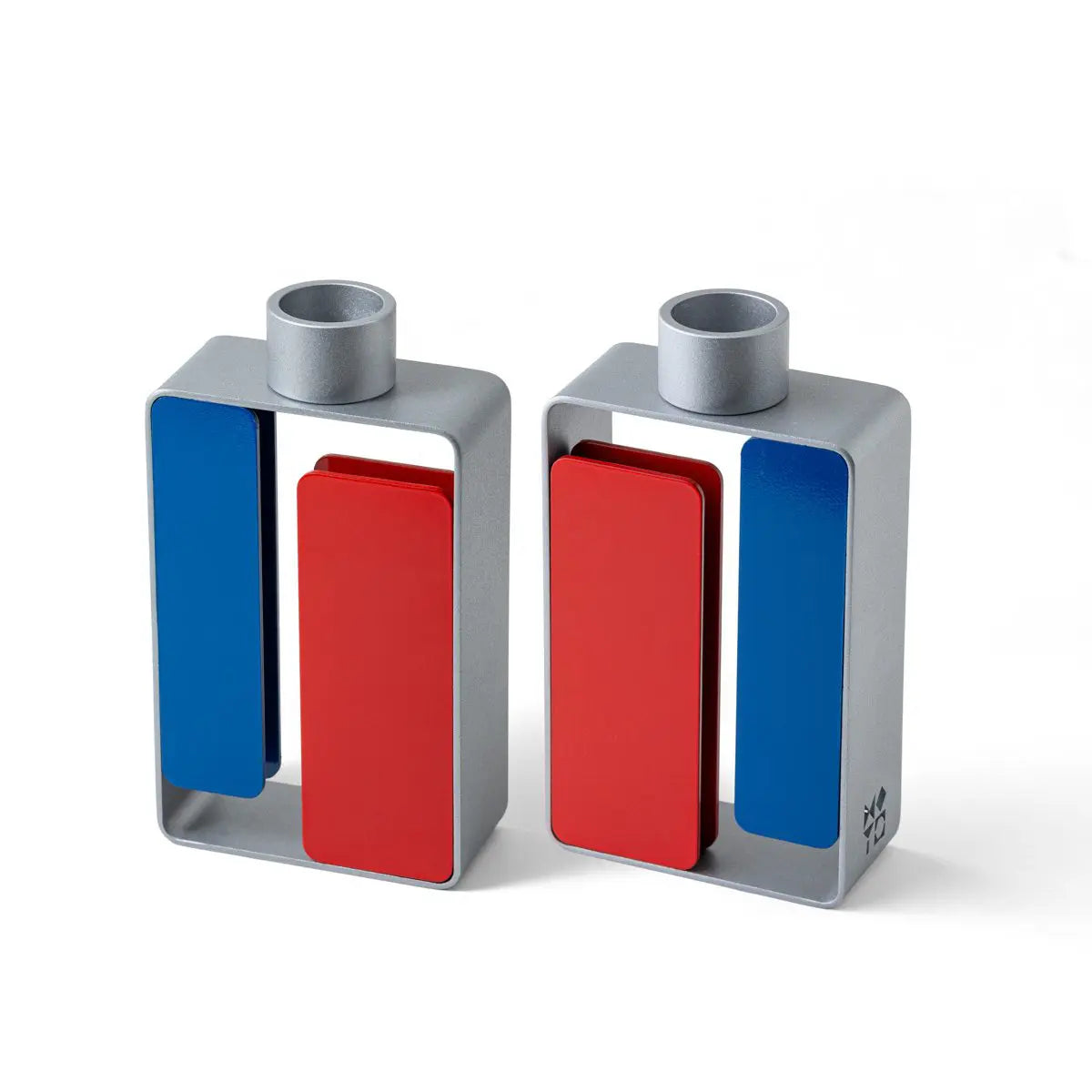 Color Block Candle Holders