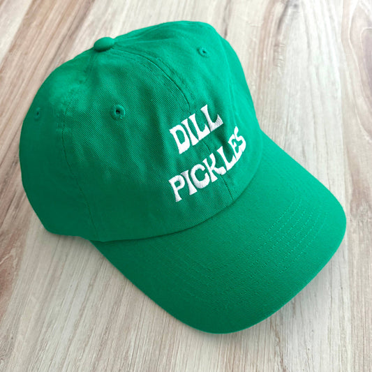 Dill Pickles Baseball Cap Dad Hat gifts green Foodie