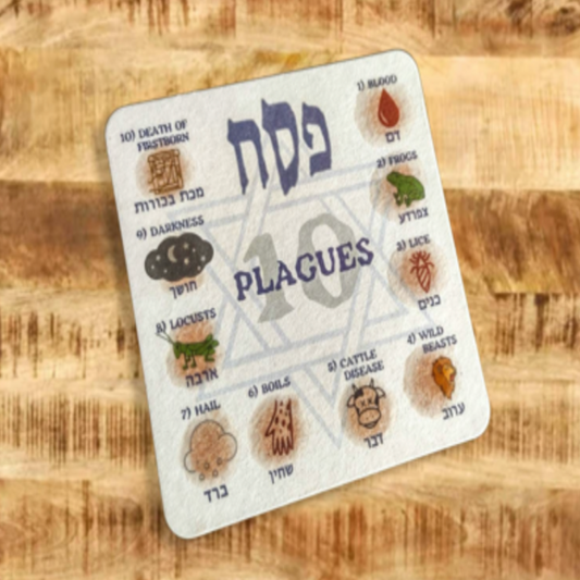 10 Plague Passover Coasters