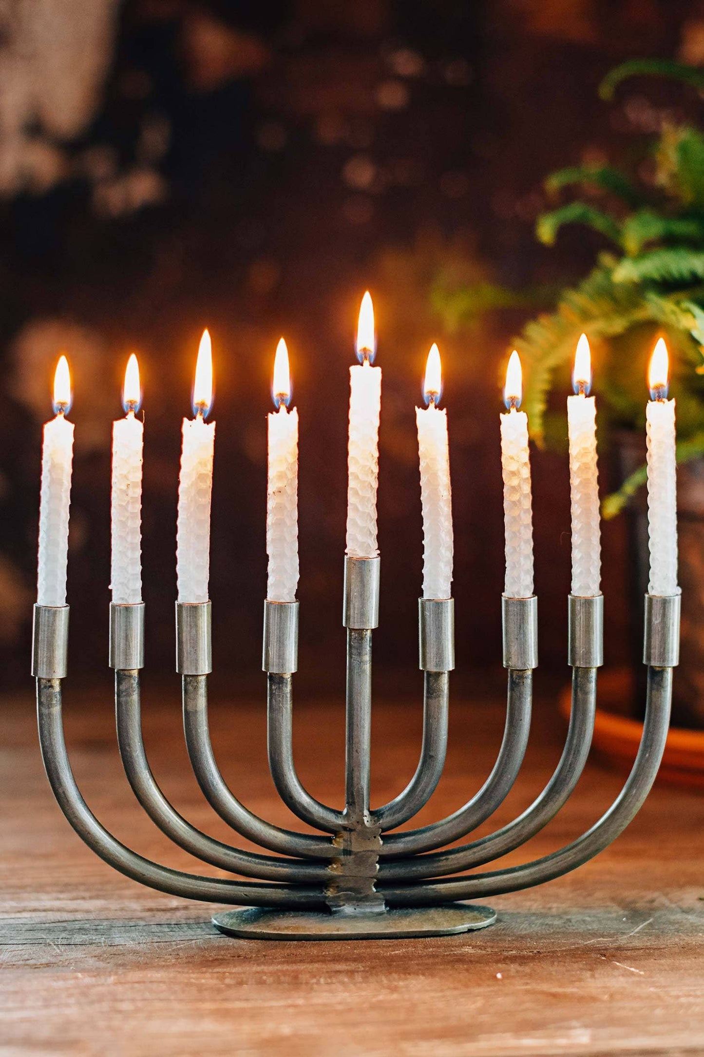 Wrought Iron Menorah