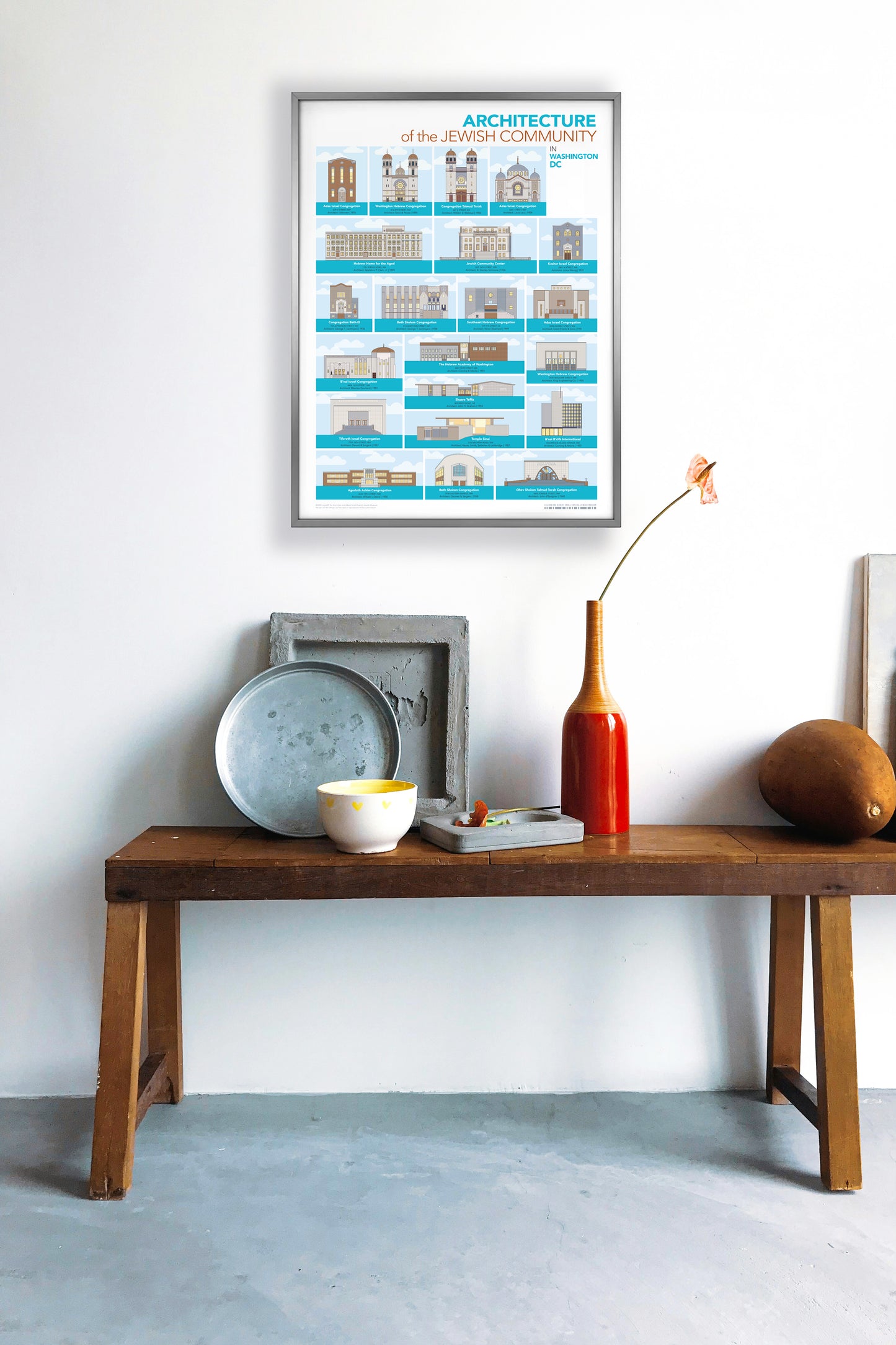 Synagogue Architecture Poster