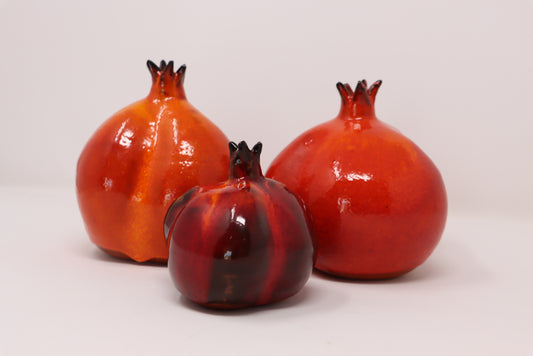 Handmade Ceramic Pomegranates
