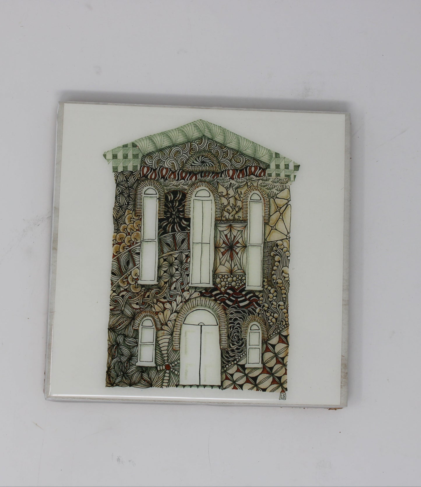 Zentangle Synagogue Trivet