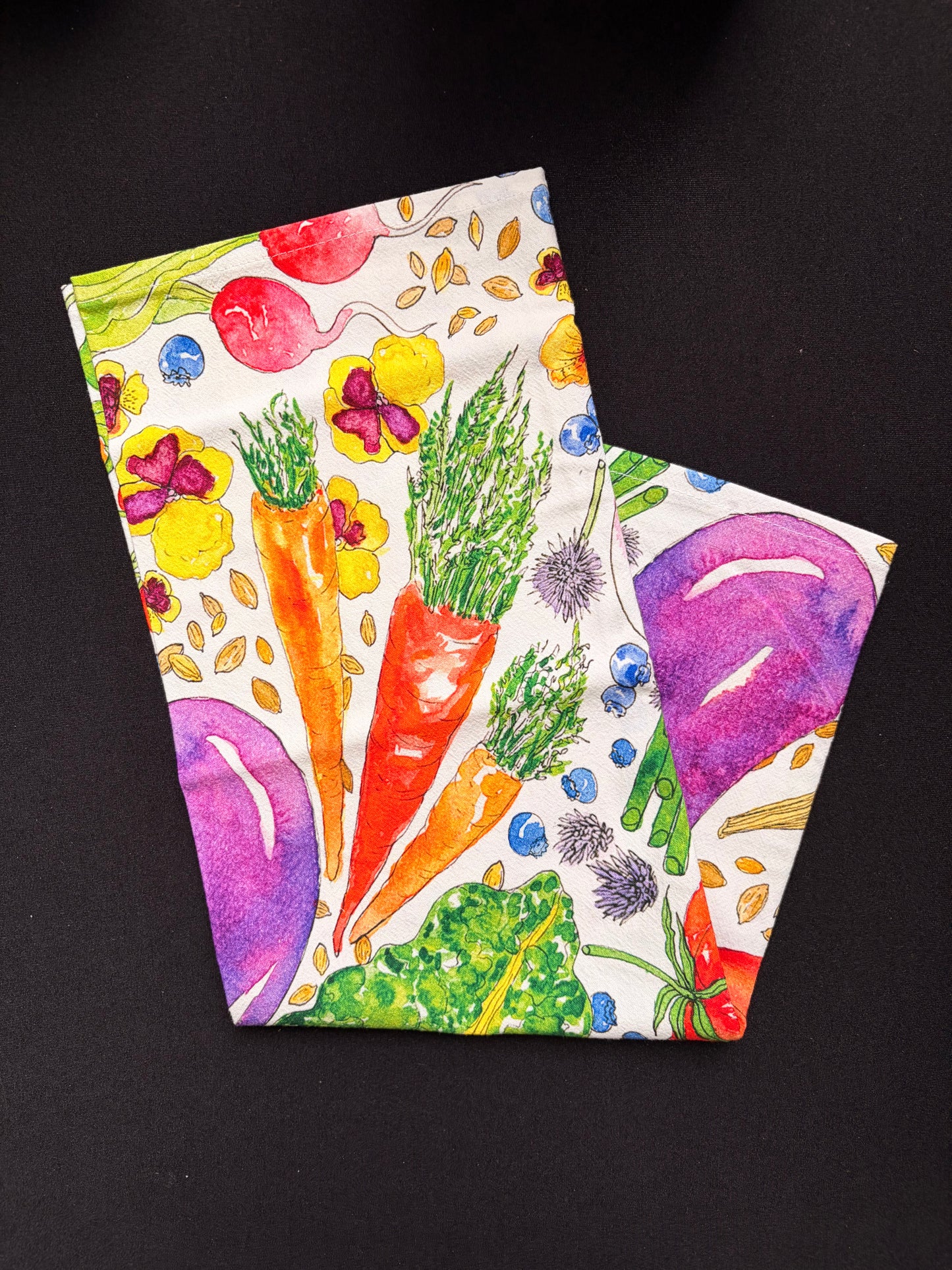 Veggie Bounty Kitchen Towel