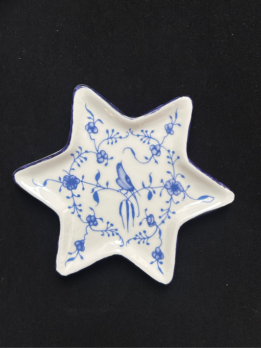 Ceramic Star of David Dish