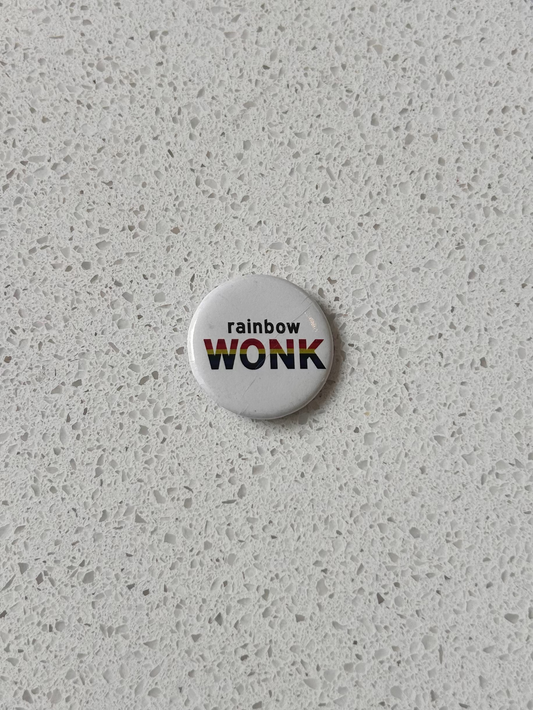 Rainbow Wonk Pin