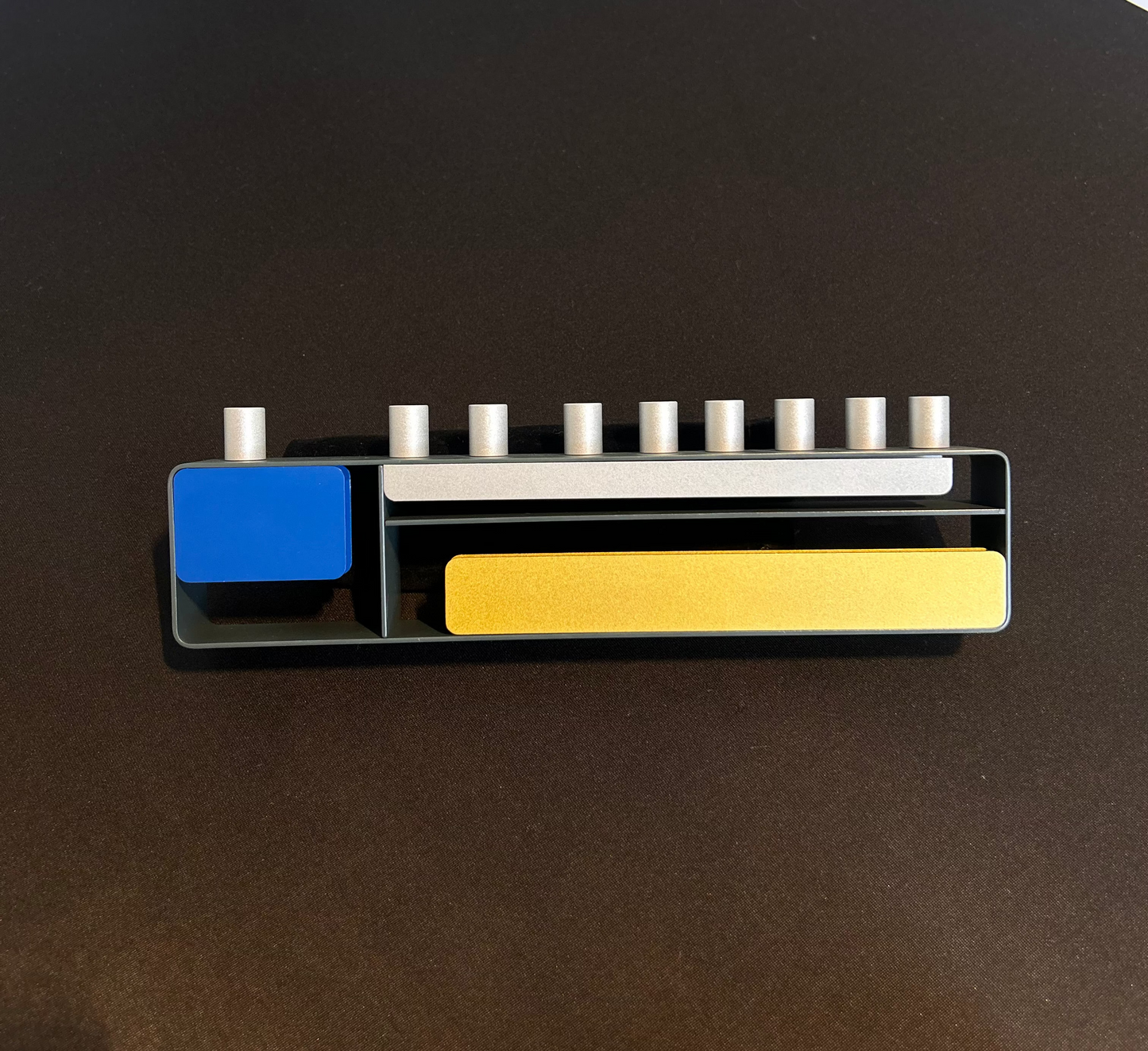Color Block Magnetic Menorah