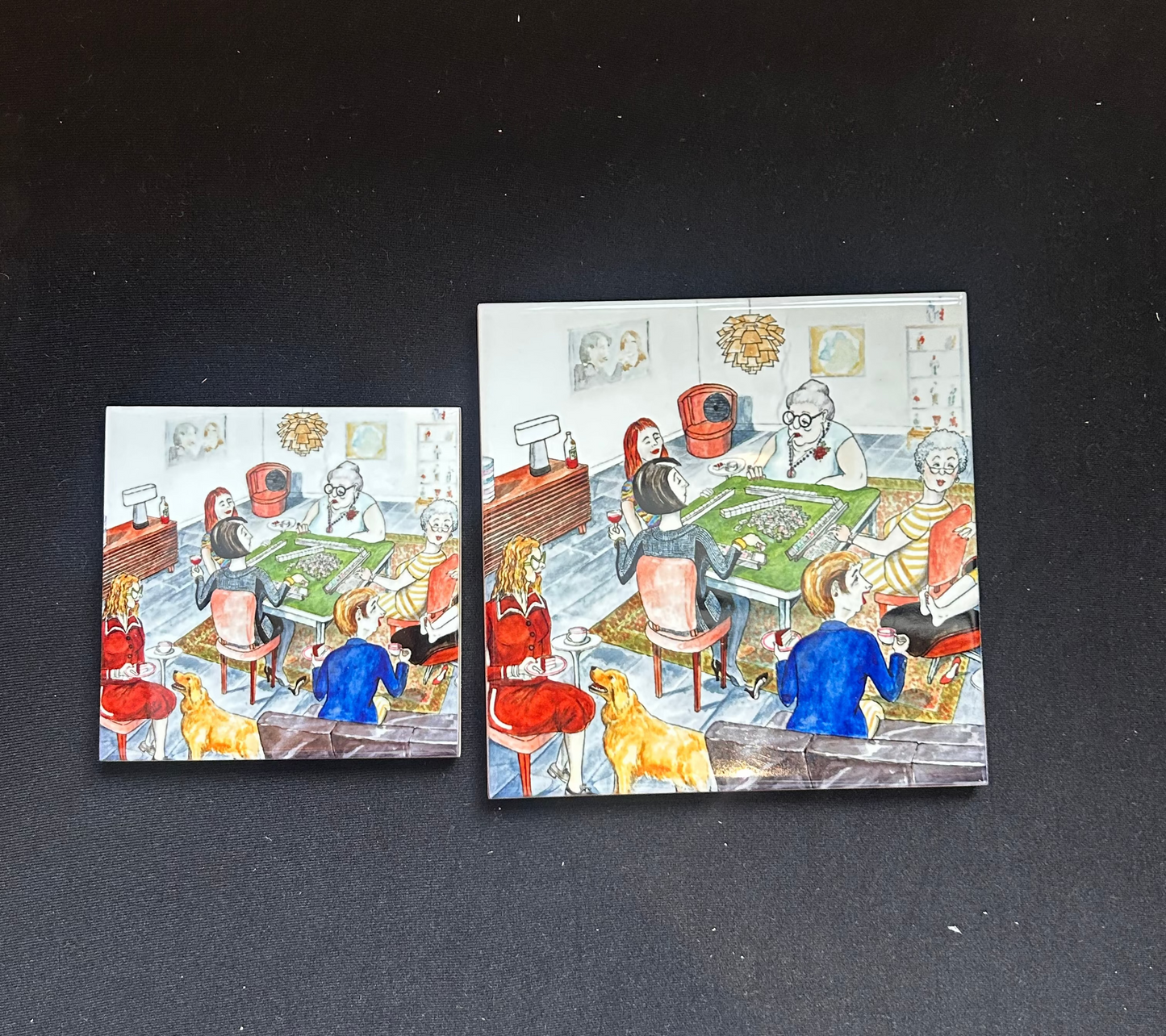 Mahjong Ceramic Coaster