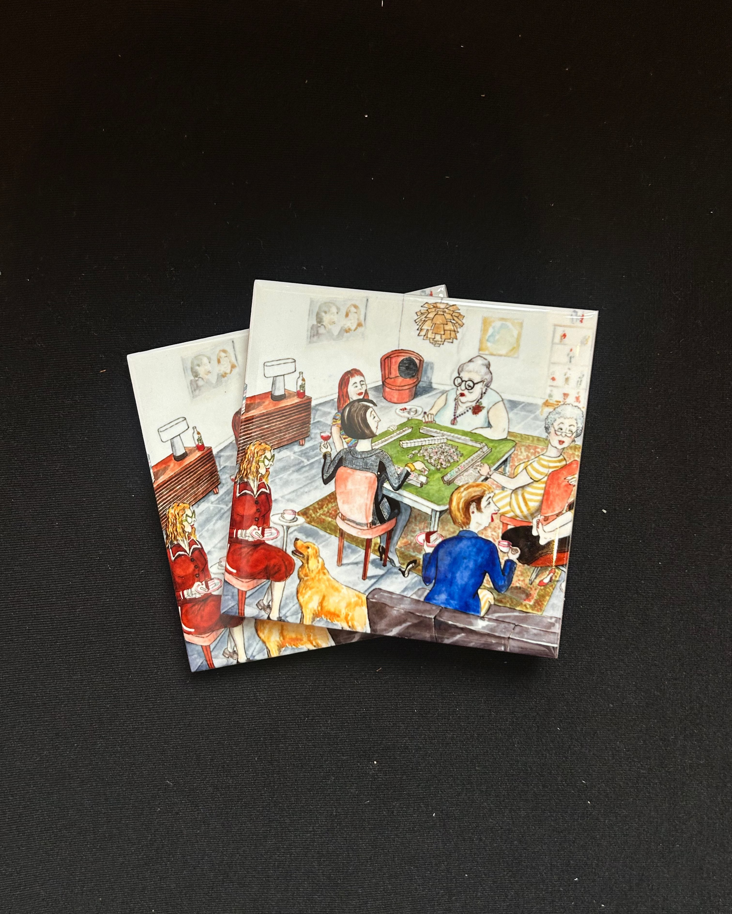 Mahjong Ceramic Coaster