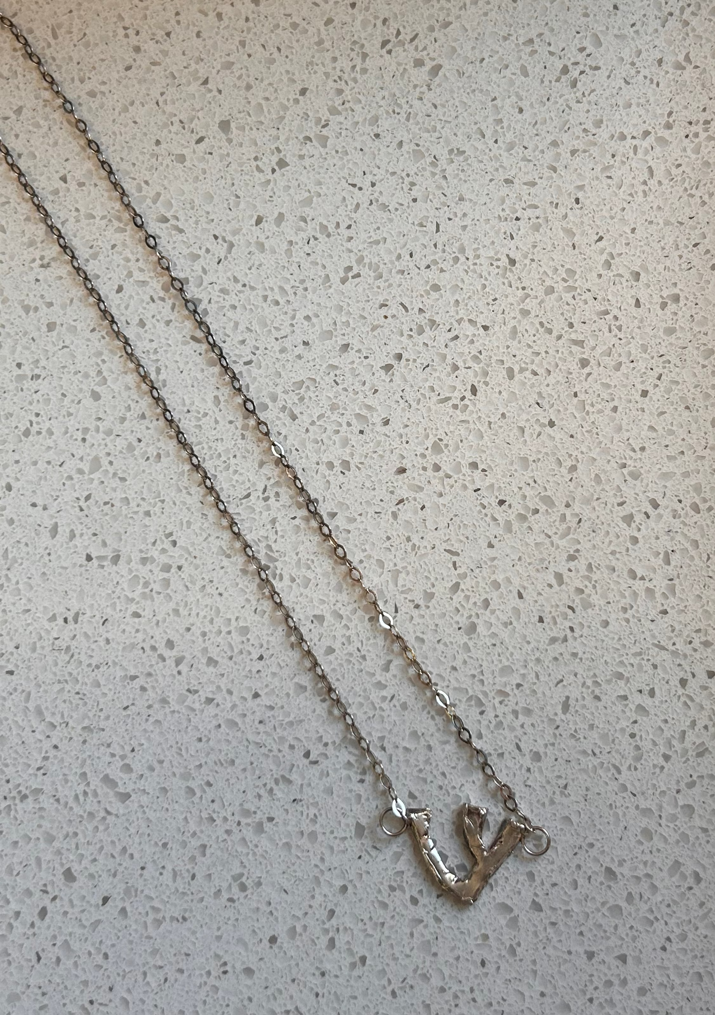Sterling Silver Shin Necklace