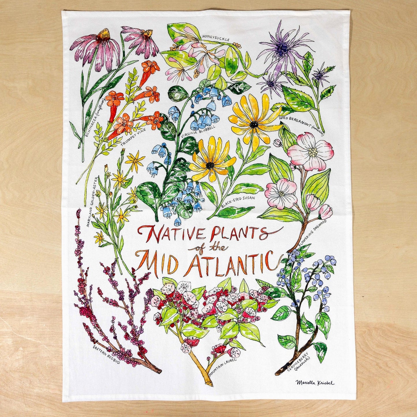 Native Plants Kitchen Towel