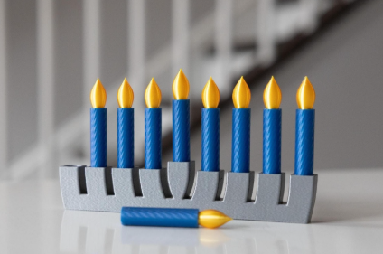 Michael's Pop Prints Menorah for Kids!