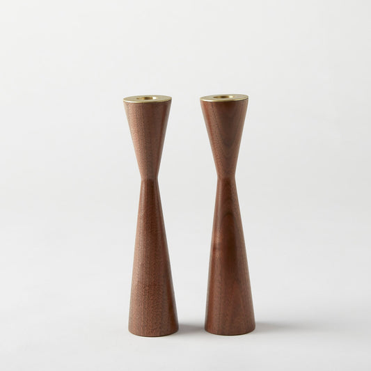 Walnut Candleholders (ATW)