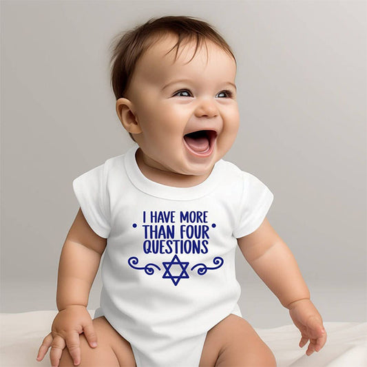 Four Questions Passover Baby Bodysuit