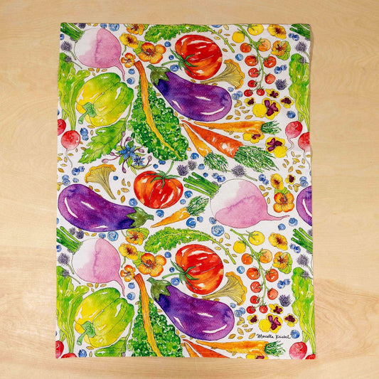 Veggie Bounty Kitchen Towel