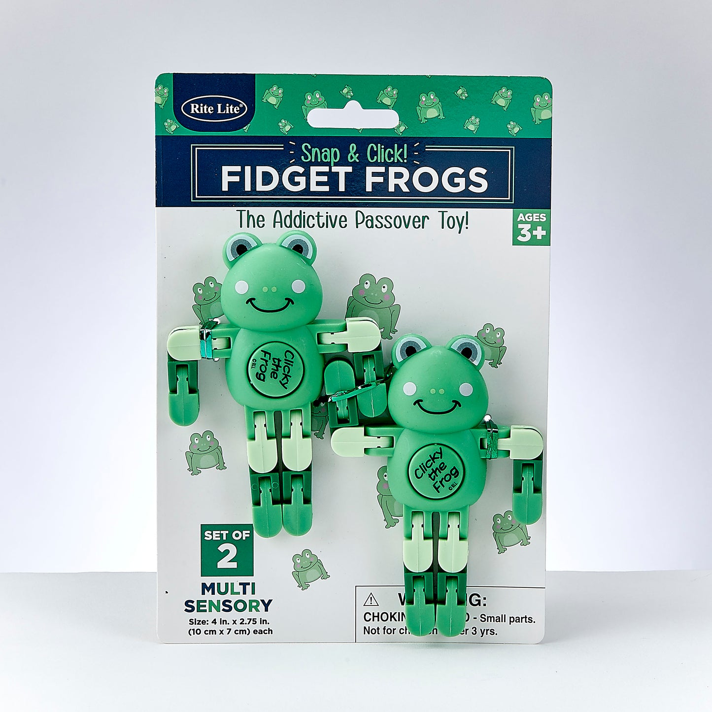 Passover "Snap & Click" Fidget Frogs