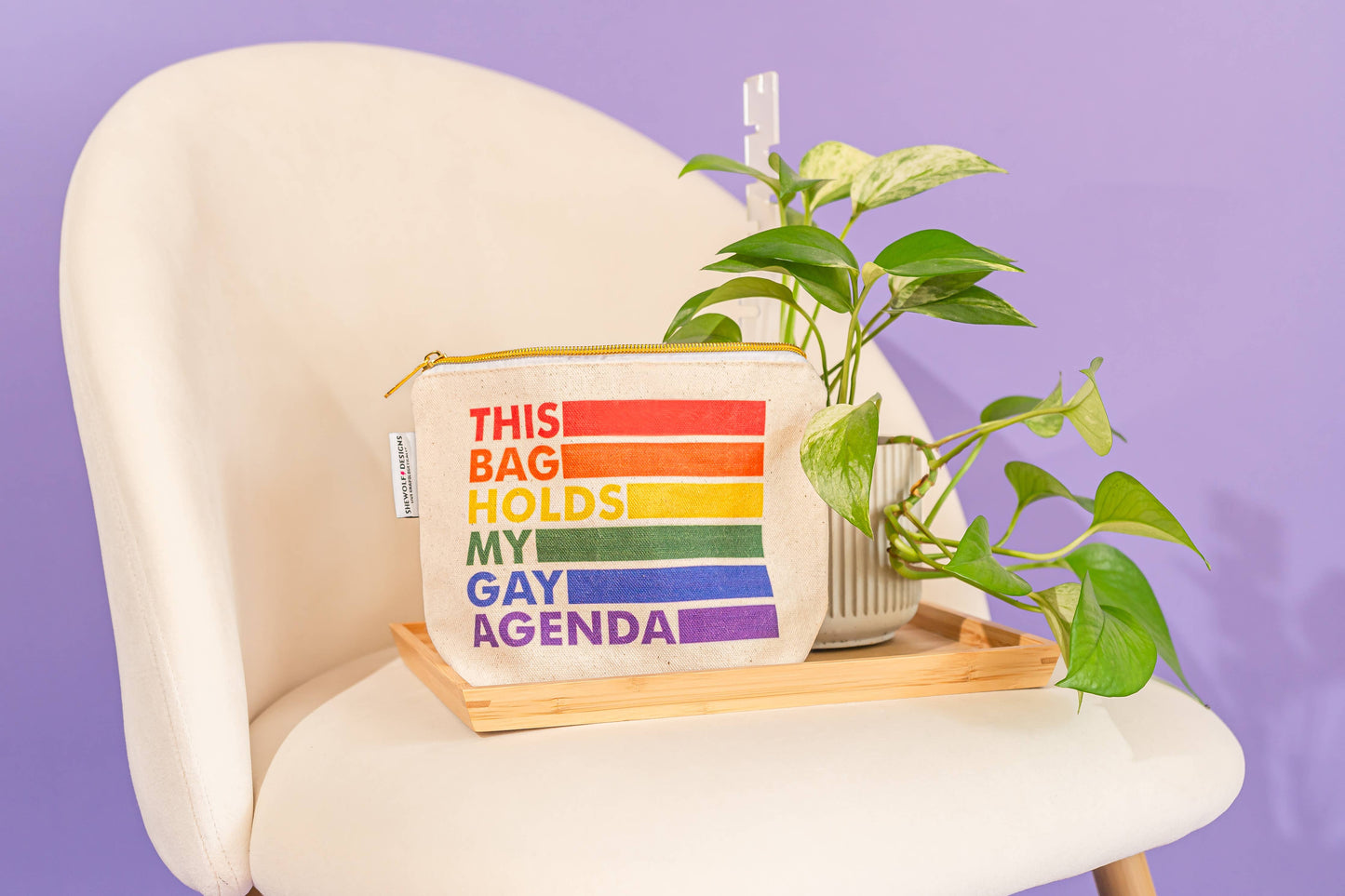 Pouch: "My Gay Agenda" LGBTQ+ Pride Accessory