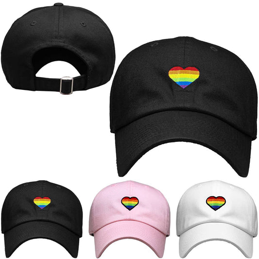 Pride Heart Dad Hat